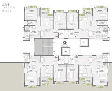 Image of 2125 Sq.ft 3 BHK Apartment / Flat for sale in Althan, Surat for Rs. 9562500