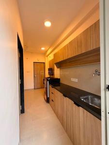 Kitchen Image of 1200 Sq.ft 2 BHK Apartment / Flat for rent in L I G Colony Indore for Rs. 22000