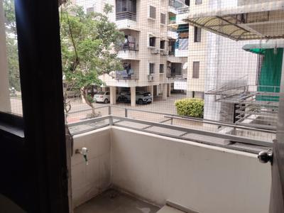 Balcony Image of 1880 Sq.ft 3 BHK Apartment / Flat for rent in Mahendra Gangotri Exotica, New Gotri Vadodara for Rs. 22000