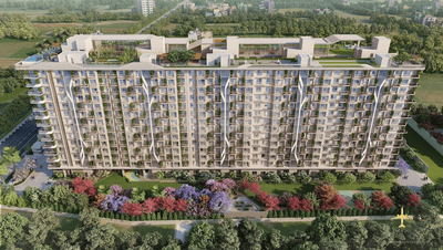 Image of 1073 Sq.ft 2 BHK Apartment / Flat for sale in MVN Aero One, Bychapura, Bengaluru for Rs. 9500000