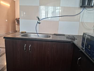 Kitchen Image of 600 Sq.ft 1 BHK Builder Floor for rent in HBR Layout Bengaluru for Rs. 21000