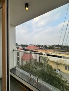 Balcony Image of 550 Sq.ft 1 BHK Apartment / Flat for rent in Cox Town Bengaluru for Rs. 35000