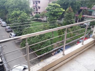 Balcony Image of 1076 Sq.ft 3 BHK Builder Floor for rent in Vasundhara Ghaziabad for Rs. 26000