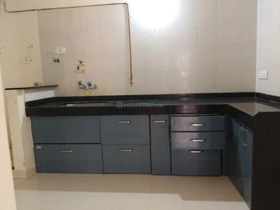 Kitchen Image of 1100 Sq.ft 2 BHK Apartment / Flat for rent in Nyati Elan, Wagholi Pune for Rs. 24000