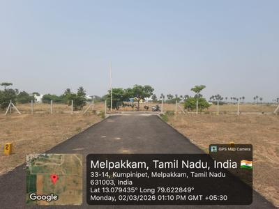 Image of 1440 Sq.ft Residential Plot / Land for sale in Arakkonam, Ranipet for Rs. 1200000