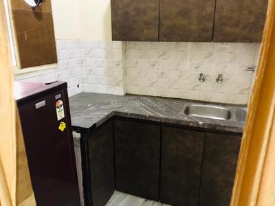 Kitchen Image of 400 Sq.ft 1 RK Builder Floor for rent in Mahalakshmi Nagar Indore for Rs. 10000