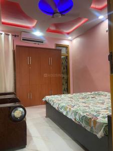 Bedroom Image of 2200 Sq.ft 2 BHK Builder Floor for rent in Gomti Nagar Lucknow for Rs. 20000