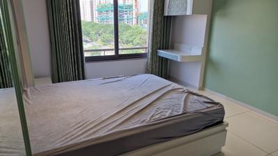 Bedroom Image of 2300 Sq.ft 3 BHK Apartment / Flat for rent in Shivalik Green View, Shantigram Ahmedabad for Rs. 90000