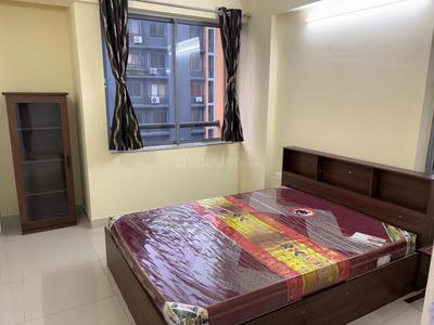 Bedroom Image of 1200 Sq.ft 3 BHK Apartment / Flat for rent in Srijan Green Field City Classic Premium, Maheshtala Kolkata for Rs. 25000