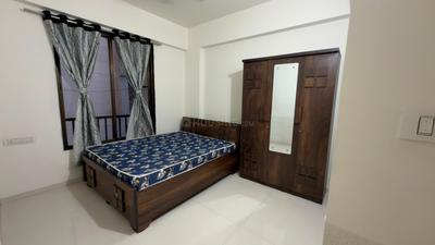 Bedroom Image of 1215 Sq.ft 2 BHK Apartment / Flat for rent in Lotus Aditya Elite, Zundal Ahmedabad for Rs. 24500
