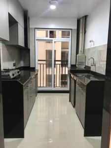 Kitchen Image of 782 Sq.ft 2 BHK Apartment / Flat for sale in DB Ozone, Dahisar East Mumbai for Rs. 13500000