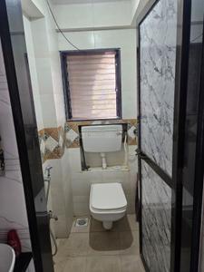 Bathroom Image of 600 Sq.ft 1 BHK Independent House for sale in Asalpha Mumbai for Rs. 11500000