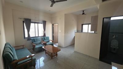 Living Room Image of 650 Sq.ft 1 BHK Apartment / Flat for rent in Silicon City Indore for Rs. 15000
