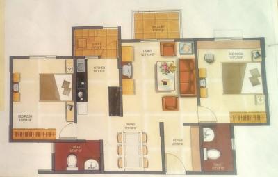 Image of 1265 Sq.ft 2 BHK Apartment / Flat for sale in Goel Vertica by Goel Ganga Group, Electronic City, Bengaluru for Rs. 11100000