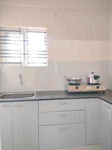 Kitchen Image of 550 Sq.ft 1 BHK Builder Floor for rent in HSR Layout Bengaluru for Rs. 23000