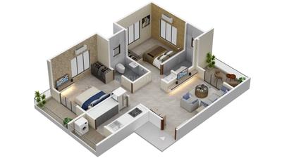 Image of 1008 Sq.ft 2 BHK Apartment / Flat for sale in Gultekdi, Pune for Rs. 12500000