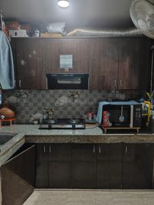 Kitchen Image of 700 Sq.ft 2 BHK Apartment / Flat for sale in Khanpur New Delhi for Rs. 4450000