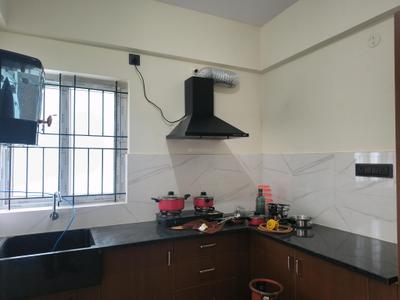 Kitchen Image of 1250 Sq.ft 2 BHK Apartment / Flat for rent in Varthur Bengaluru for Rs. 35000