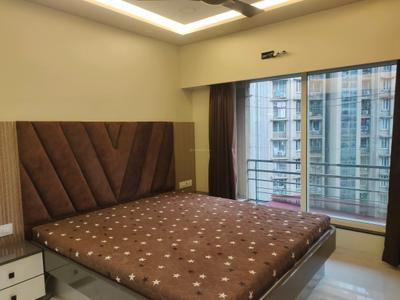 Bedroom Image of 700 Sq.ft 2 BHK Apartment / Flat for rent in Gurukrupa Marina Enclave, Malad West Mumbai for Rs. 55000
