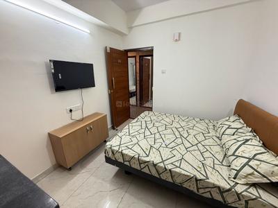 Bedroom Image of 450 Sq.ft 1 RK Apartment / Flat for rent in Marathahalli Bengaluru for Rs. 16000