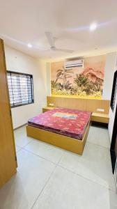 Bedroom Image of 750 Sq.ft 1 BHK Builder Floor for rent in Limbodi Indore for Rs. 15000