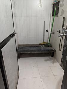 Bathroom Image of 580 Sq.ft 1 BHK Apartment / Flat for rent in Kalash Udhyan Complex, Kopar Khairane Navi Mumbai for Rs. 30000