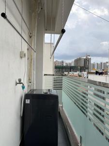 Balcony Image of 600 Sq.ft 1 BHK Apartment / Flat for rent in Whitefield Bengaluru for Rs. 27000