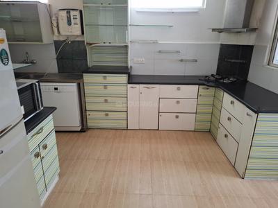 Kitchen Image of 2500 Sq.ft 3 BHK Apartment / Flat for rent in Banjara Hills Hyderabad for Rs. 100000