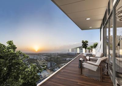 Balcony Image of 4500 Sq.ft 4 BHK Apartment / Flat for sale in Aristo The Opus And Aatmantan, Gota Ahmedabad for Rs. 34700000