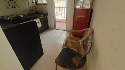 Kitchen Image of 750 Sq.ft 1 BHK Apartment / Flat for sale in Nirman Abhilasha, Lohegaon Pune for Rs. 4200000