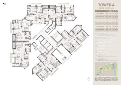 Image of 2250 Sq.ft 4 BHK Apartment / Flat for sale in VJ Palladio Presidential Suites Balewadi Riverfront, Balewadi, Pune for Rs. 23000000