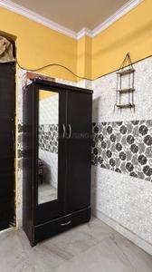 Bedroom Image of 320 Sq.ft 1 BHK Builder Floor for rent in Ranjeet Nagar New Delhi for Rs. 14000