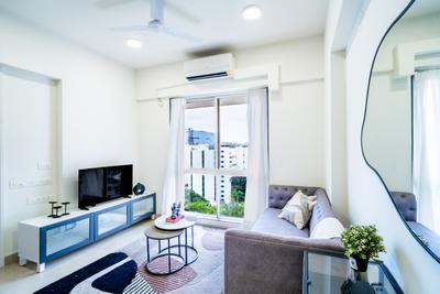 Living Room Image of 651 Sq.ft 2 BHK Apartment / Flat for sale in Divine Aspen Park, Goregaon East Mumbai for Rs. 19600000