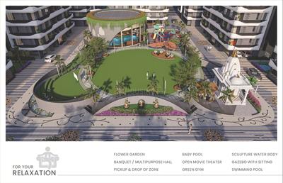 Image of 1241 Sq.ft 2 BHK Apartment / Flat for sale in Althan, Surat for Rs. 4903191