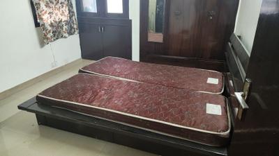 Bedroom Image of 1950 Sq.ft 3 BHK Apartment / Flat for rent in Bhawalpur Apartment, Sector 6 Dwarka New Delhi for Rs. 48000