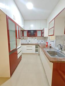 Kitchen Image of 1400 Sq.ft 3 BHK Apartment / Flat for rent in Whitefield Bengaluru for Rs. 42000