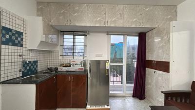 Kitchen Image of 450 Sq.ft 1 RK Apartment / Flat for rent in Kadugodi Bengaluru for Rs. 18000