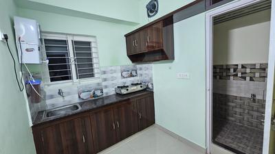 Kitchen Image of 1020 Sq.ft 2 BHK Apartment / Flat for rent in Hitech City Hyderabad for Rs. 39999