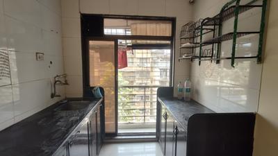 Kitchen Image of 680 Sq.ft 1 BHK Apartment / Flat for sale in Airoli Navi Mumbai for Rs. 7000000