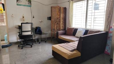 Living Room Image of 600 Sq.ft 1 BHK Apartment / Flat for rent in Halasuru Bengaluru for Rs. 28000