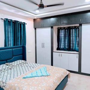 Bedroom Image of 815 Sq.ft 1 BHK Apartment / Flat for rent in Gachibowli Hyderabad for Rs. 28000