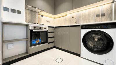 Kitchen Image of 598 Sq.ft 1 BHK Apartment / Flat for sale in Jumeirah Village Dubai for Rs. 22183963