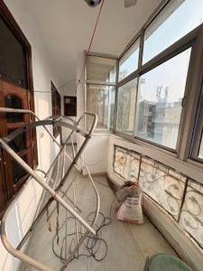 Balcony Image of 1575 Sq.ft 3 BHK Builder Floor for rent in Kalkaji New Delhi for Rs. 80000