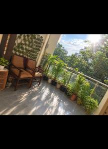 Balcony Image of 1100 Sq.ft 2.5 BHK Apartment / Flat for rent in Atulya Rachana, Thergaon Pune for Rs. 26000