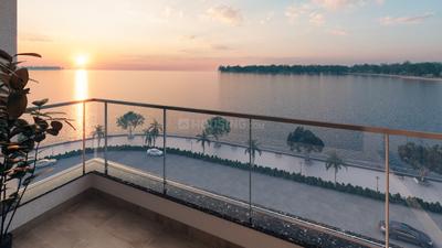 Balcony Image of 2600 Sq.ft 4 BHK Apartment / Flat for sale in Marine Drive Kochi for Rs. 37100000