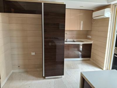 Kitchen Image of 4457 Sq.ft 4 BHK Builder Floor for rent in Hauz Khas New Delhi for Rs. 325000
