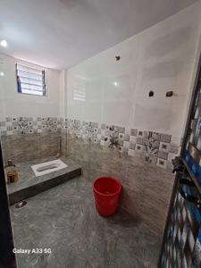 Bathroom Image of 320 Sq.ft 1 RK Builder Floor for rent in Airoli Navi Mumbai for Rs. 13000