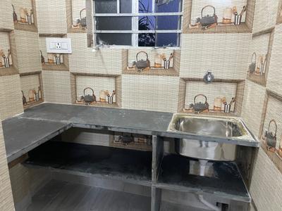 Kitchen Image of 305 Sq.ft 1 RK Independent House for rent in Keshtopur Kolkata for Rs. 6000
