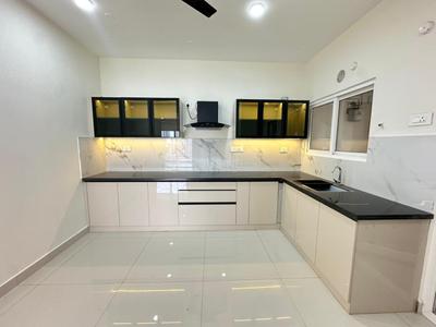 Kitchen Image of 1800 Sq.ft 3 BHK Apartment / Flat for rent in Spectra, Financial District Hyderabad for Rs. 80000