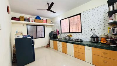 Kitchen Image of 570 Sq.ft 1 BHK Independent House for rent in Chandan Nagar Pune for Rs. 20000